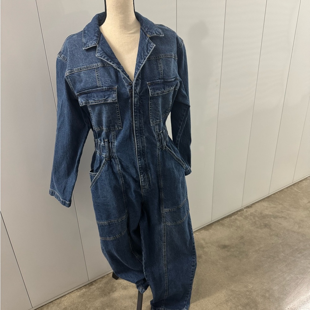Target Blue Denim Jumpsuit